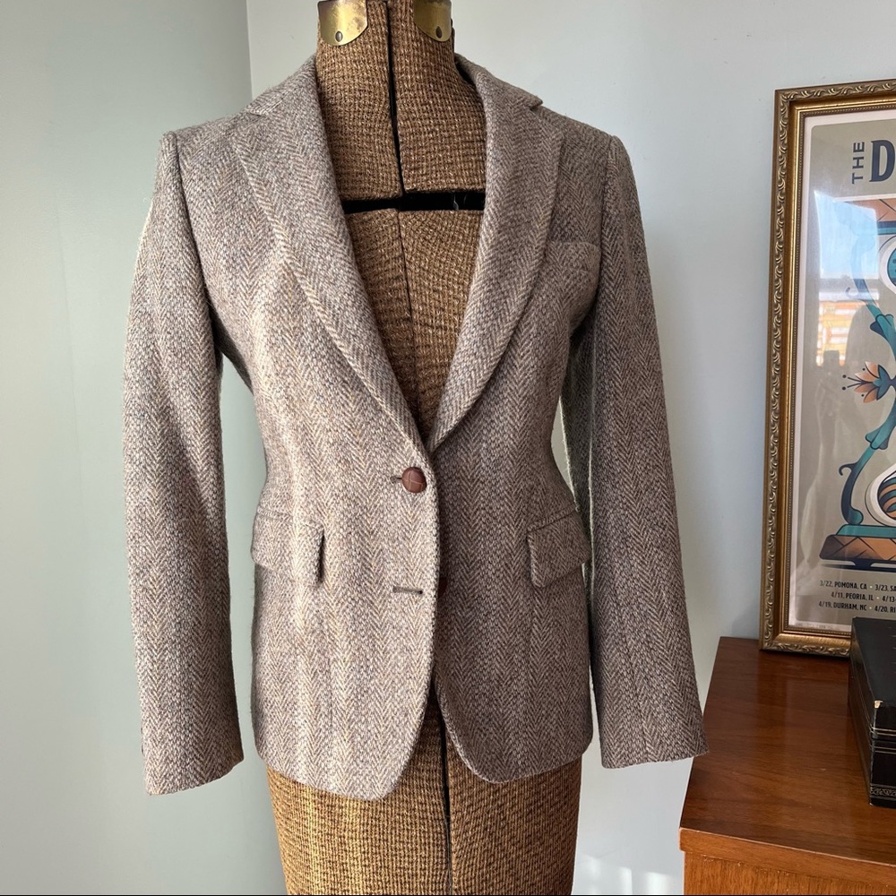 Harris Tweed Vintage Wool Blazer